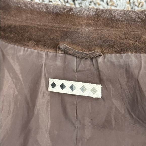 Wilson’s Leather Vintage Brown Suede Women's Blazer - Picture 4 of 9